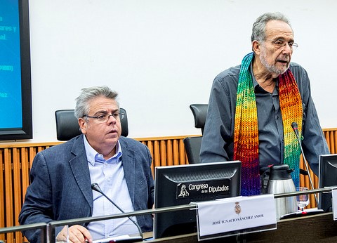 Pedro speaking at the first PNND event in the Spanish parliament on Nov 15