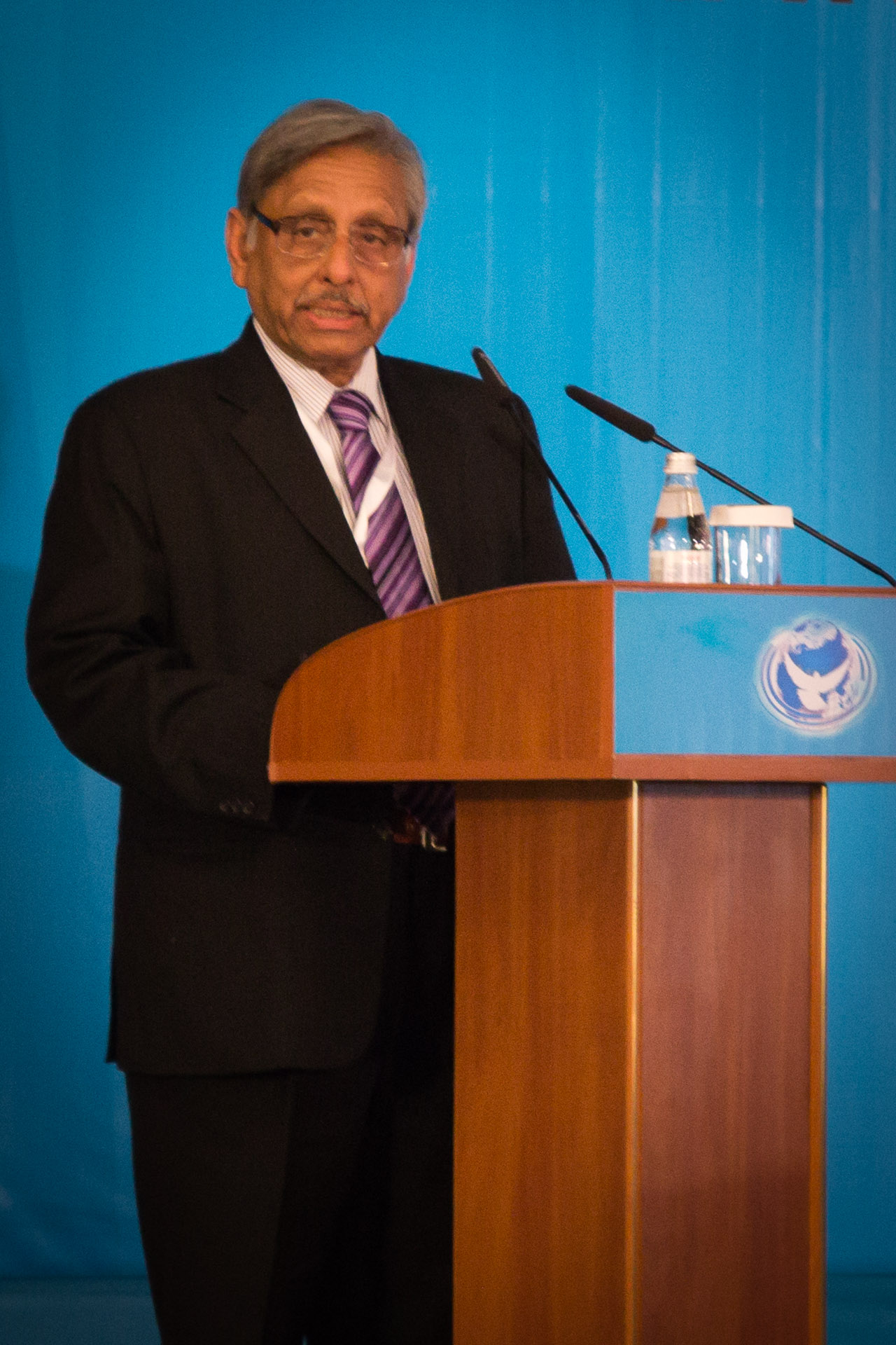 Mani Shankar Aiyar, member of the Upper Chamber of the Parliament (India), Chairman of the Rajiv Ghandi Action plan for nuclear-weapons-free world 