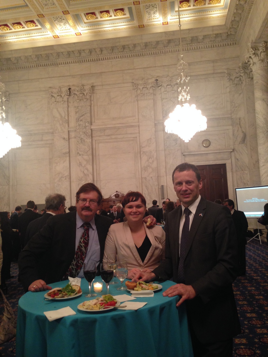 Reception at the Kenedy Causus Room, Feb 27, 2014