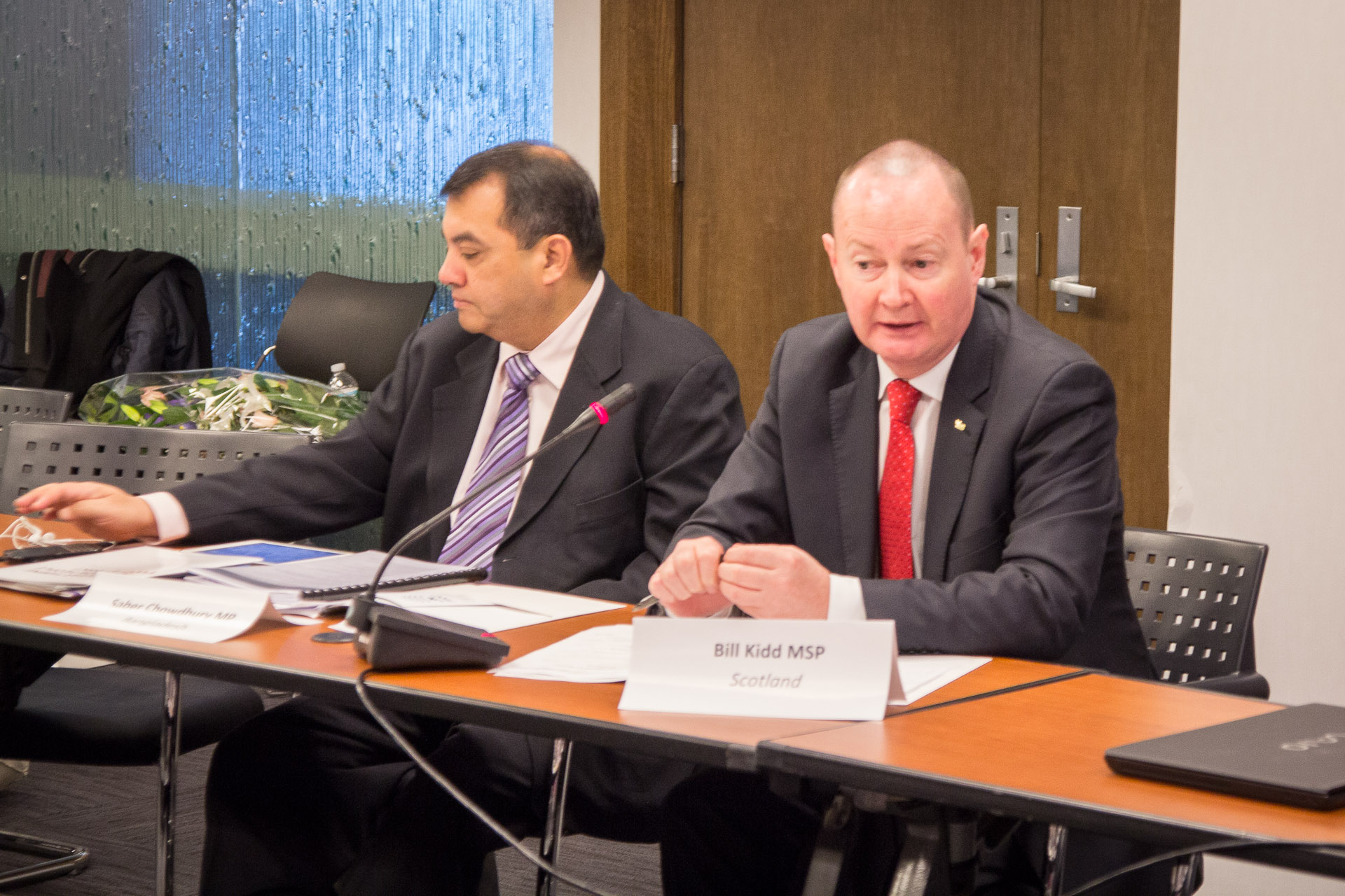 Bill Kidd MSP and Saber Chowdhury MP