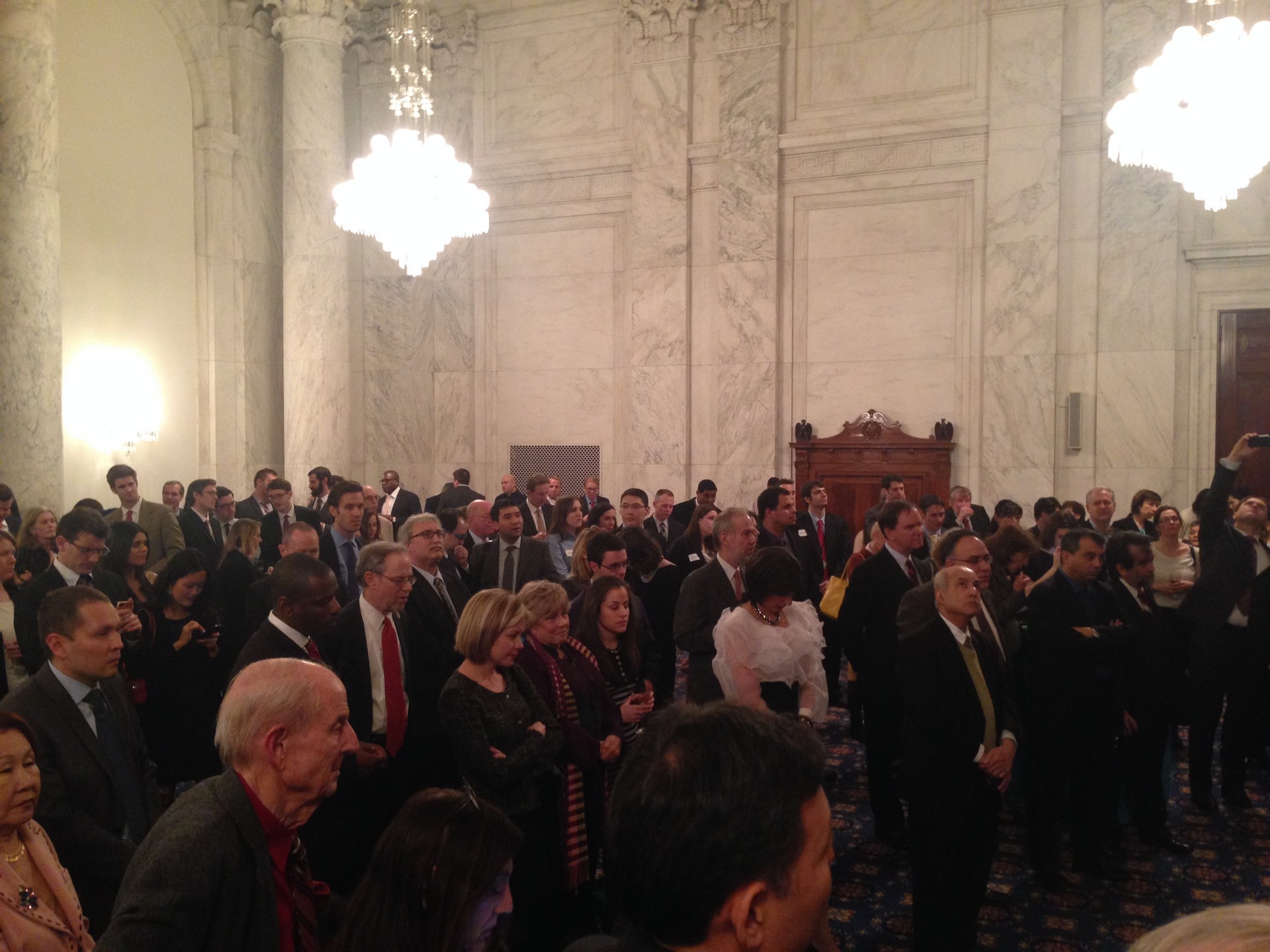 Reception at the Kenedy Causus Room, Feb 27, 2014