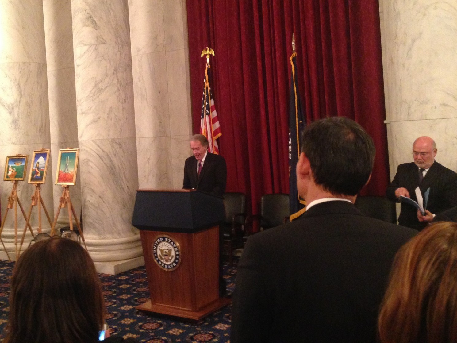 Reception at the Kenedy Causus Room, Feb 27, 2014