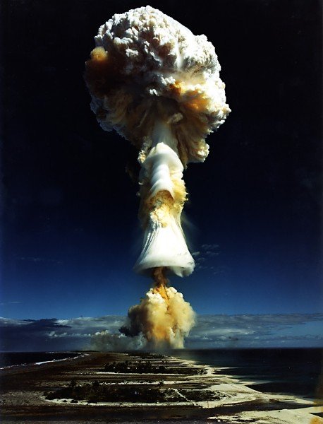 French nuclear test in Polynesia